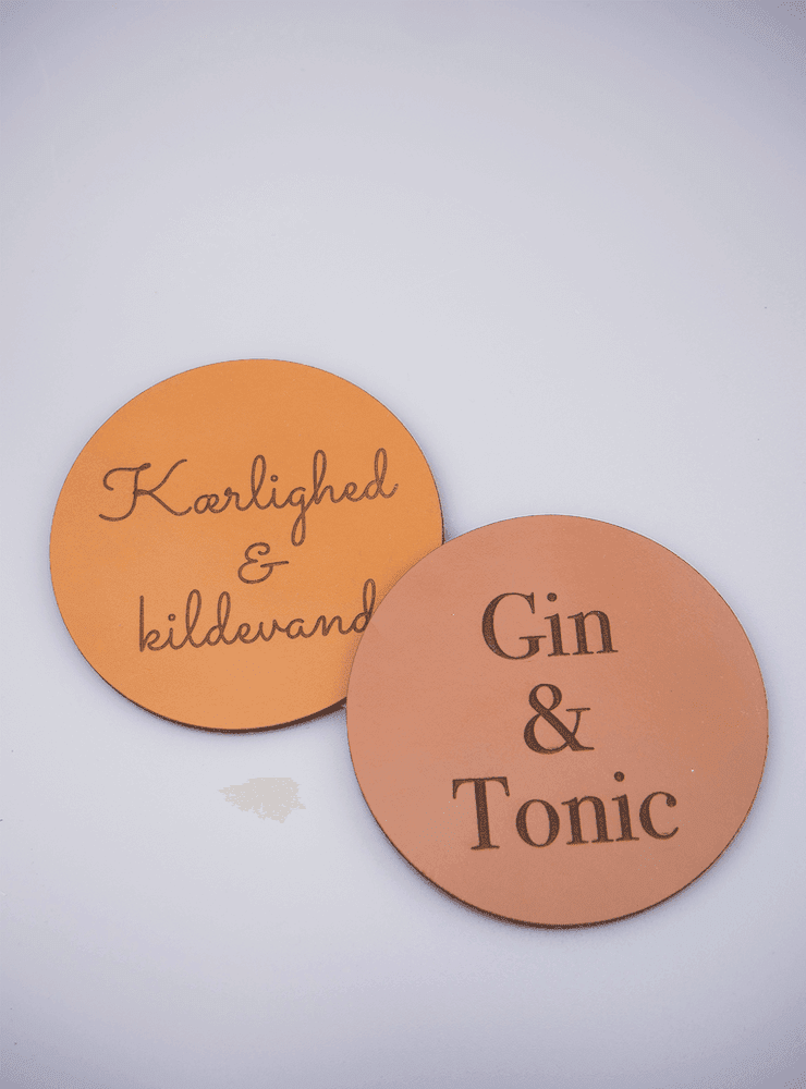 Coasters læder Læder coasters